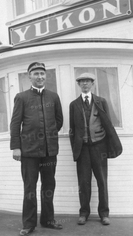 Frank G. Carpenter at right, between c1900 and 1916. Creator: Unknown.