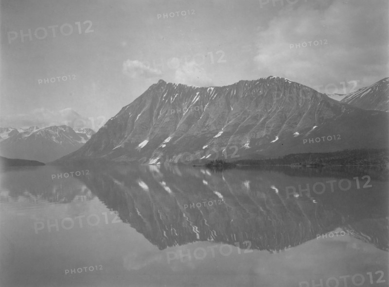 Cathedral Mountain and Lake Atlin, between c1900 and 1927. Creator: Unknown.