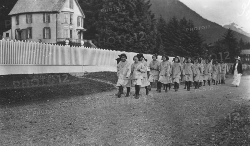 Indian children from the Sheldon Jackson School, between c1900 and c1930. Creator: Unknown.