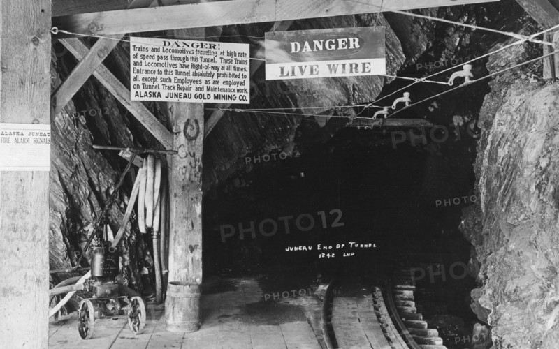 Tunnel at Juneau Mine, between c1900 and c1930. Creator: Unknown.