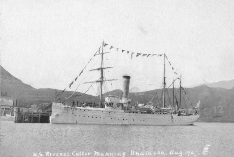 U.S. Revenue cutter "Manning", 1908. Creator: Unknown.