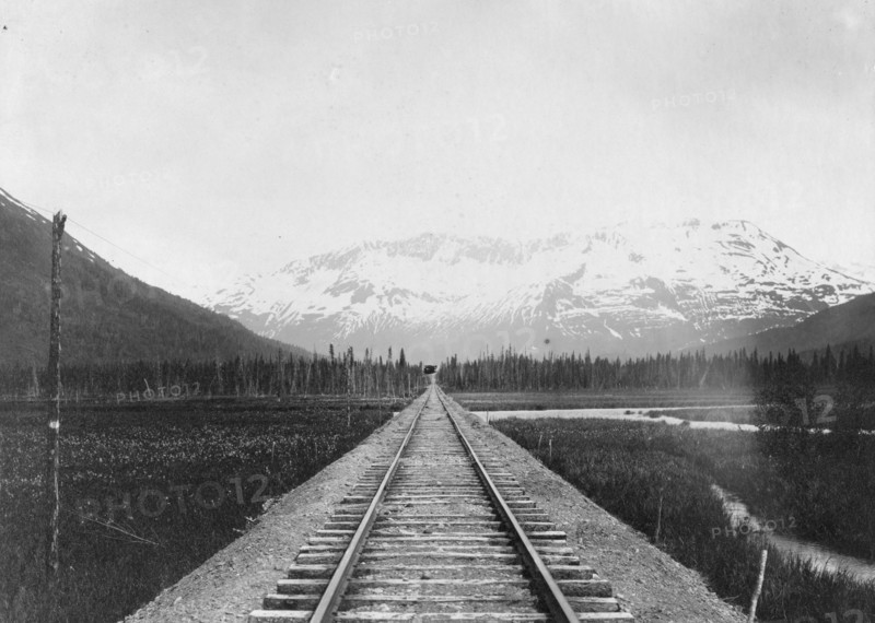 Railroad on Kenai Peninsula, between c1900 and 1927. Creator: Unknown.