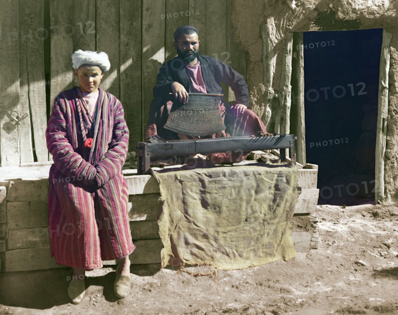 Kebab restaurant, Samarkand, between 1905 and 1915. Creator: Sergey Mikhaylovich Prokudin-Gorsky.
