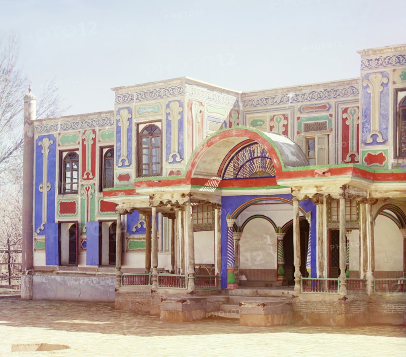 Palace - another façade, Bukhara, between 1905 and 1915. Creator: Sergey Mikhaylovich Prokudin-Gorsky.