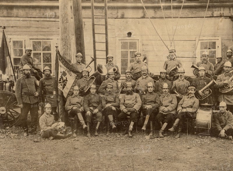 Orchestra, Created in 1903, of the Volunteer Fire Association, early 20th century. Creator: Unknown.