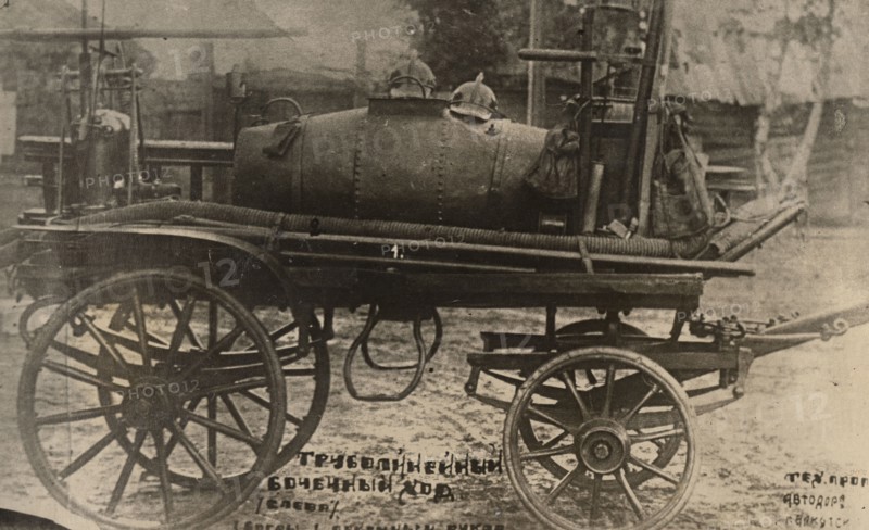 Pipeline barrel stroke, early 20th century. Creator: Unknown.