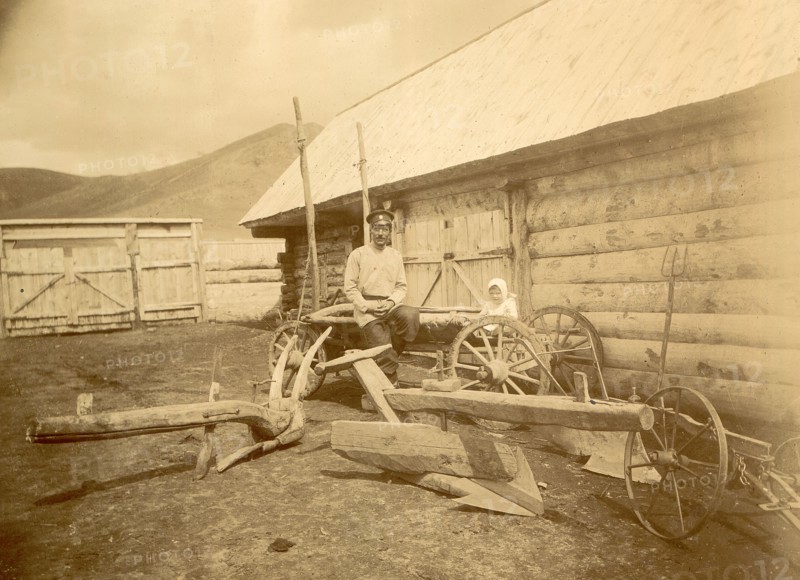 Saban. Wooden and Metal Ploughs, 1909. Creator: Nikolai Georgievich Katanaev.