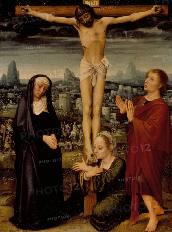 The Crucifixion, c1525. Creator: Adriaen Isenbrandt.