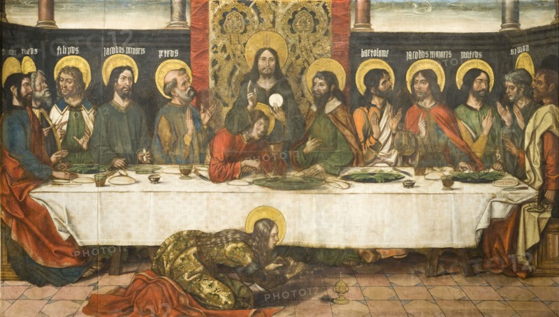 The Last Supper, between c1495 and c1500. Creator: Pedro Berruguete.