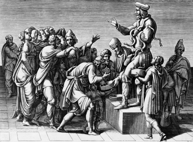 The Snakeholder, 16th century. Creators: Diana Mantuana, Giulio Romano.