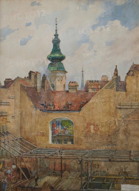Tower of St. Anna, 1914. Creator: Hugo Charlemont.