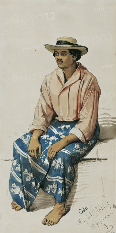 Native of Tahiti, 1859. Creator: Joseph Selleny.