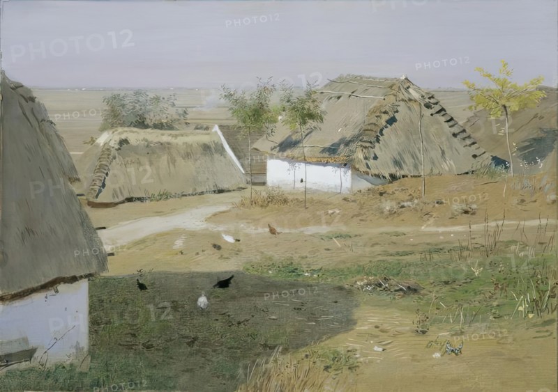 Village, around 1898. Creator: Eugen Jettel.