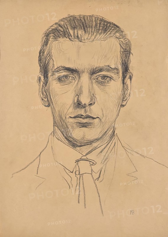 Portrait of Franz Barwig the Younger, around 1921. Creator: Franz Barwig the Elder.