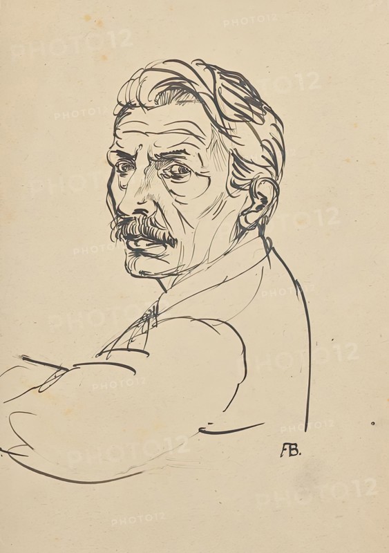 Self-portrait, 1927. Creator: Franz Barwig the Elder.