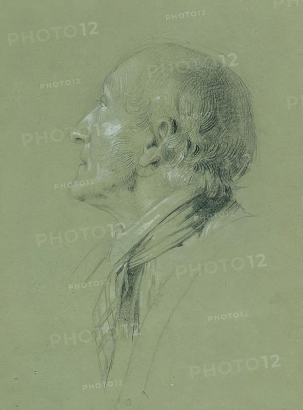 Portrait study for the “Homecoming of the Landwehrmann” (1817), before 1817. Creator: Johann Peter Krafft.