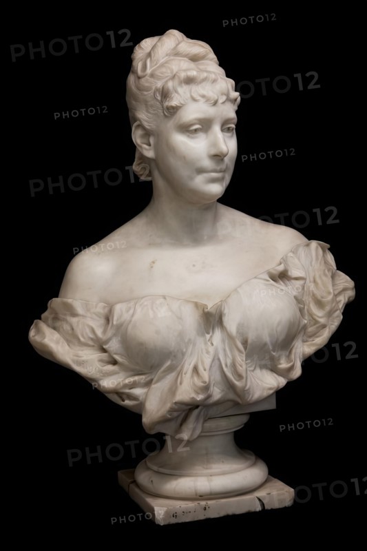 Eleonore von Wessely, the wife of building councilor Carl Ritter von Wessely, 1880. Creator: Viktor Oskar Tilgner.