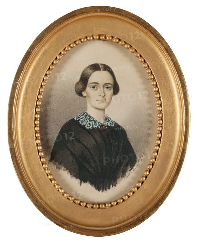 Clara Mathilda Klintberg, 1858. Creator: Elise Arnberg.