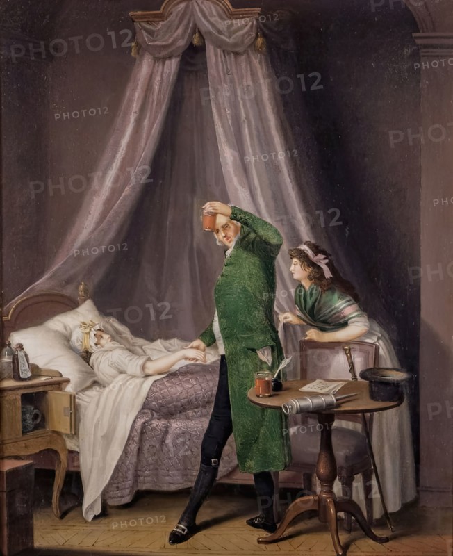 Doctor's visit, 1797. Creator: Per Hillestrom.