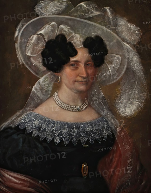 Portrait of B.C. Rettig, b. Jaderholm, (c1820s). Creator: Carl Peter Lehmann.