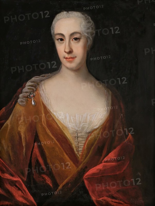 Portrait of a Lady, 1726. Creator: Johann David Swartz.