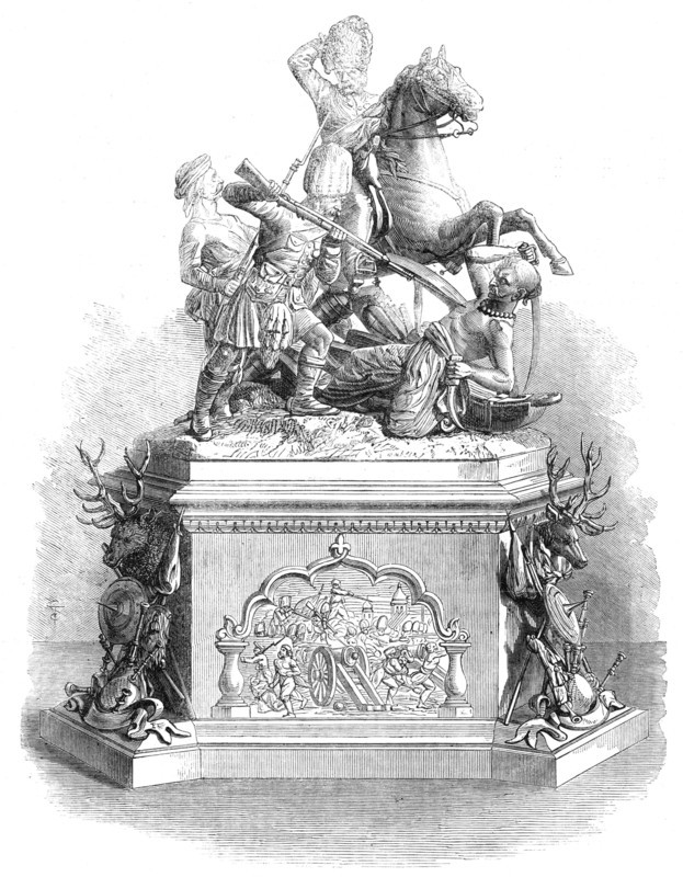 Testimonial to the officers of the 78th Highlanders, 1862. Creator: Unknown.
