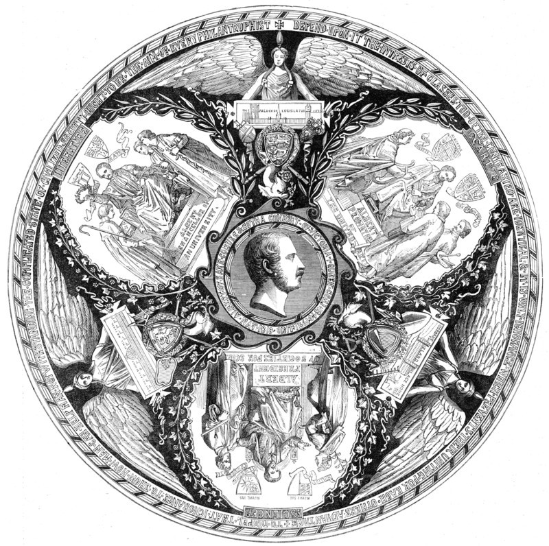 The International Exhibition: the Albert Commemoration Tazza, designed for the London..., 1862. Creator: Unknown.