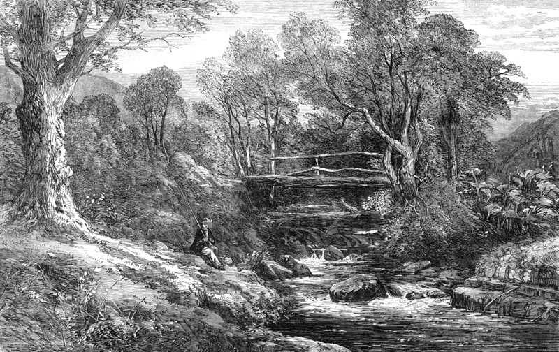 The Fisherman's Haunt, by G. Chester, in the Exhibition of the Royal Academy, 1862. Creators: Unknown, George Chester.