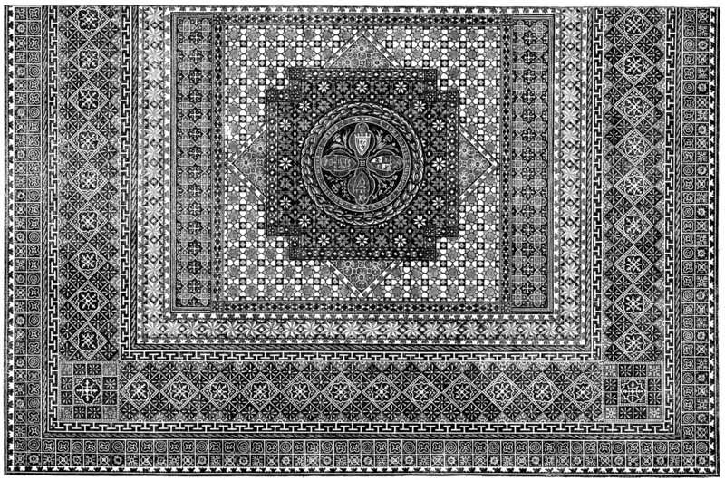 The International Exhibition: floorcloth, by Messrs. Hare and Co., of Bristol, 1862.  Creator: Unknown.