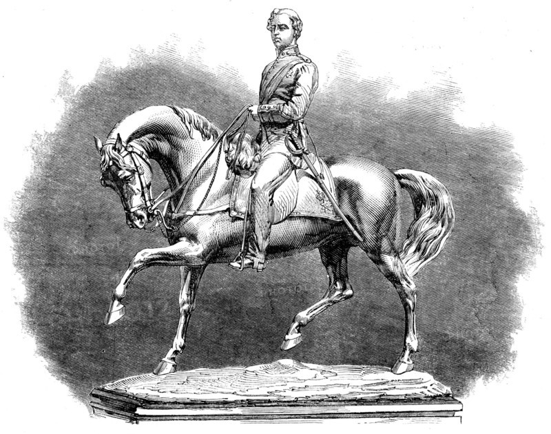 The International Exhibition: silver statuette of His Royal Highness the Prince of Wales, 1862. Creator: Unknown.