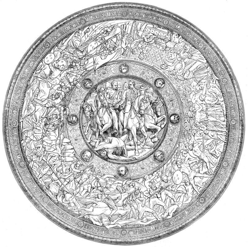 The International Exhibition:  the Outram Shield, 1862. Creator: Unknown.