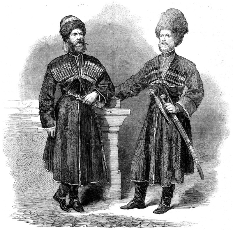 The Circassian envoys to England, 1862. Creator: Unknown.