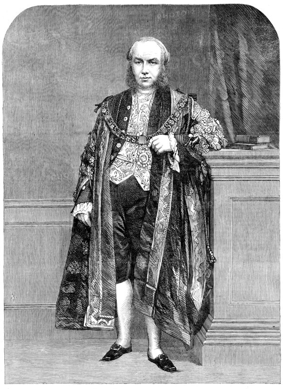 The Right Hon. W. A. Rose, the new Lord Mayor, 1862. Creator: Unknown.