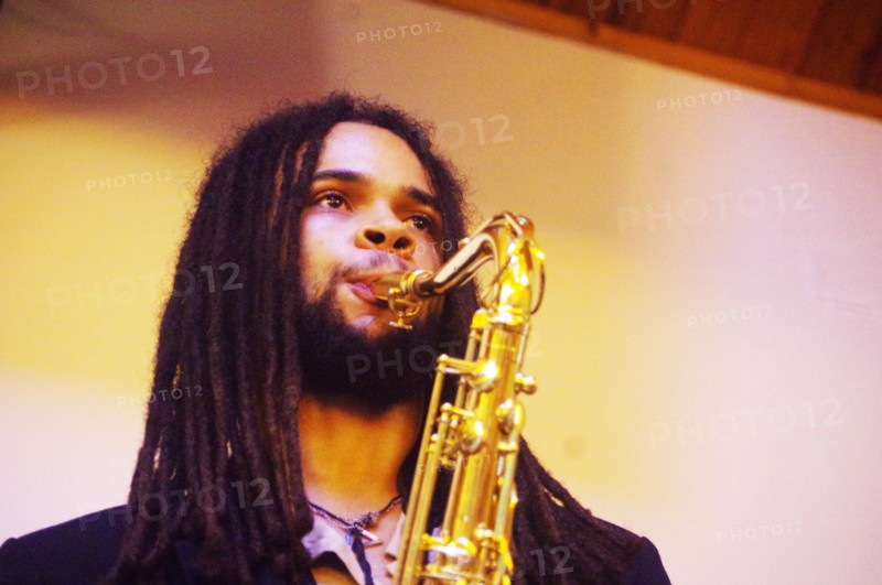 David Kayode, Gary Crosby Sextet, National Jazz Archive, Loughton, Essex, October 2023. Creator: Brian O'Connor.