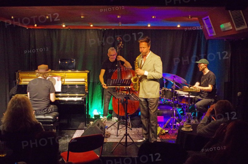 Guido Spannocchi Quartet, Verdict Jazz Club, Brighton, East Sussex, Sept 2023. Creator: Brian O'Connor.