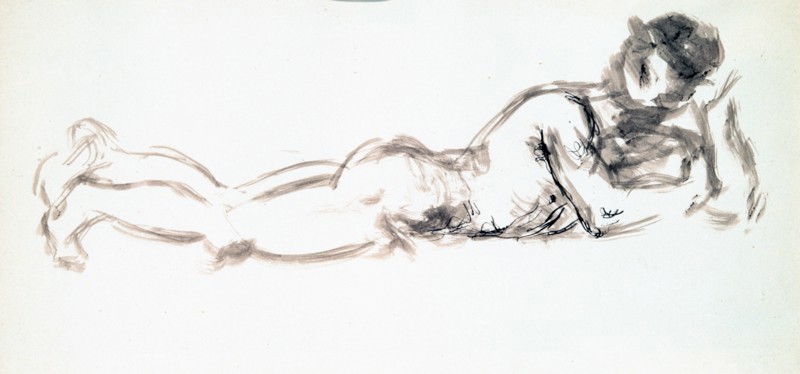 'Woman Lying On Her Belly', c1920. Creator: Francis Picabia.