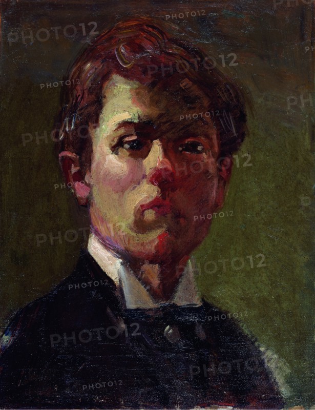 Self-Portrait, 1898. Creator: Dufy, Raoul (1877-1953).
