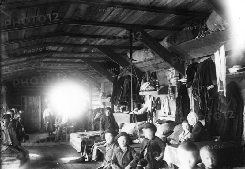 A barrack for family workers in Krasnoyarsk, 1890. Creator: Unknown.