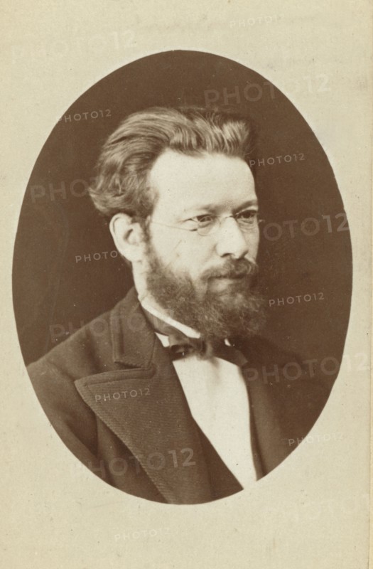 Solomon Lazarevich Chudnovsky, head-and-shoulders portrait, facing right, between 1880 and 1886. Creator: Unknown.