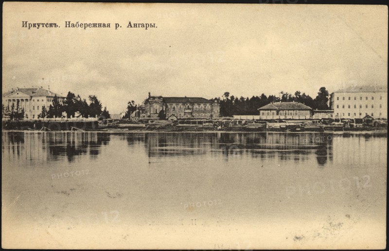 Irkutsk. Embankment of the Angara, 1900-1904. Creator: Unknown.