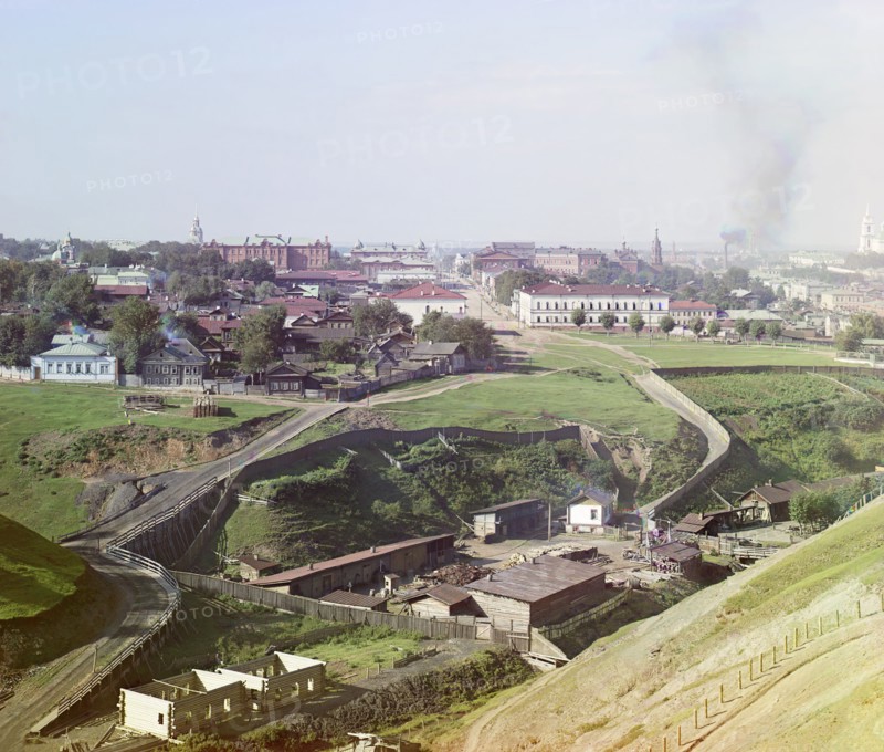City of Perm - General view, 1910. Creator: Sergey Mikhaylovich Prokudin-Gorsky.