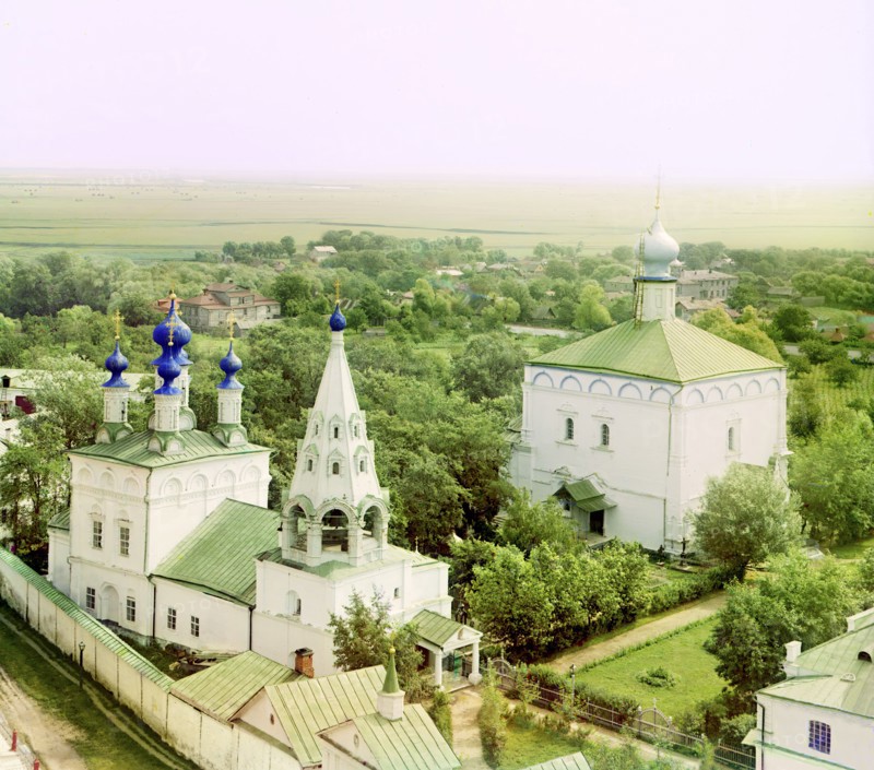 Ryazan: Monastery of Our Savior from the northwest, 1912. Creator: Sergey Mikhaylovich Prokudin-Gorsky.