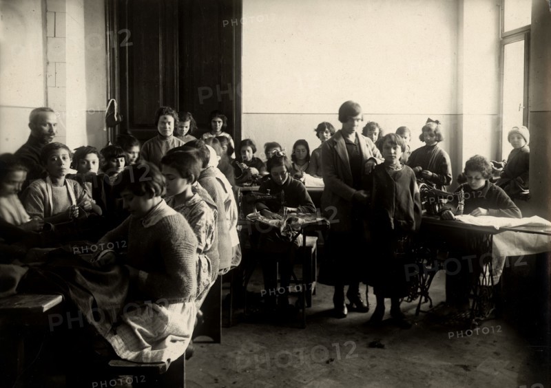 Minsk:House of teenagers - sewing workshop, 1922. Creator: Unknown.