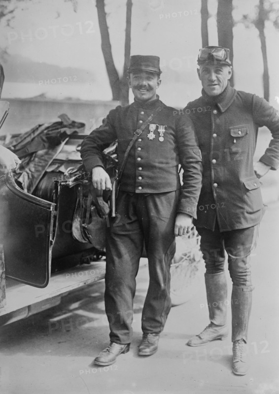 Pegoud & Monternier, between c1914 and c1915. Creator: Bain News Service.