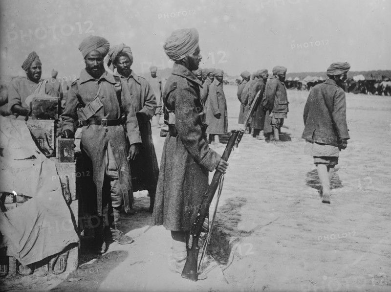 India's soldiers in France, between c1914 and c1915. Creator: Bain News Service.