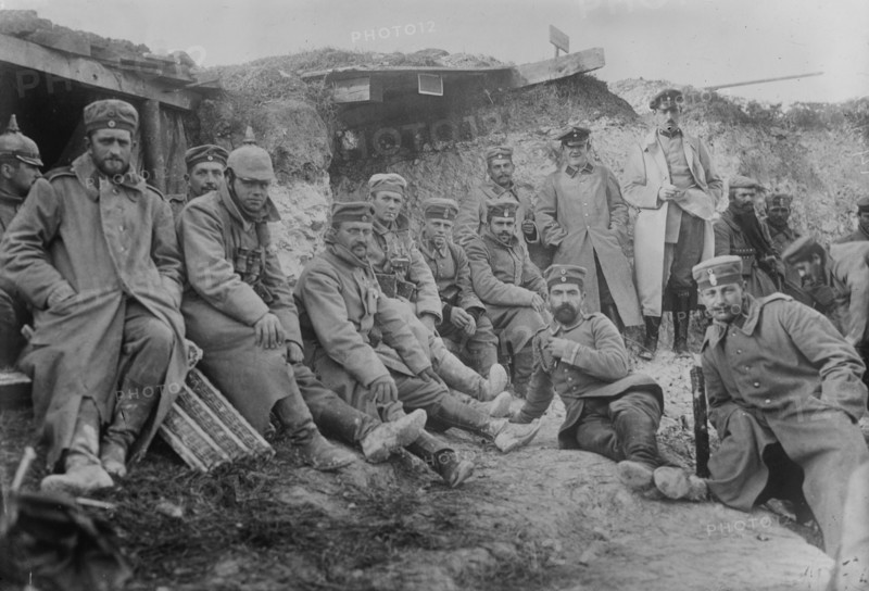Germans at Berry-Au-Bac, Sept 1914. Creator: Bain News Service.