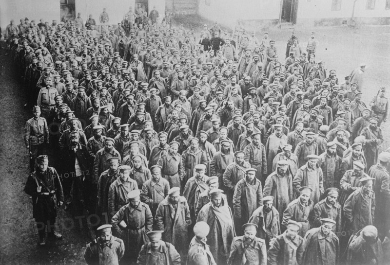 Russian prisoners in Przemysl, between c1914 and c1915. Creator: Bain News Service.