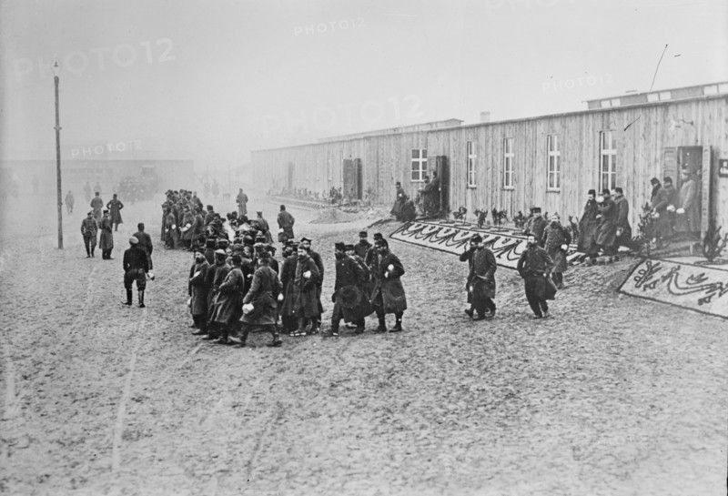 Prison camp, Zossen, between 1914 and c1915. Creator: Bain News Service.