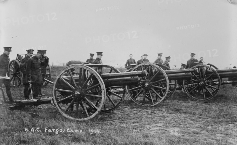 Recruits, Aldershot, H.A.C. Fargo Camp. 1914, 1914. Creator: Bain News Service.