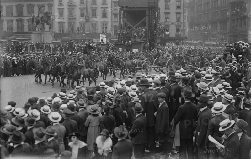 Recruiting Parade, 1917. Creator: Bain News Service.
